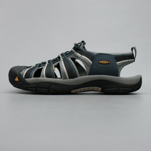 KEEN Men's 17 Newport H2 Blue Black Waterproof Hiking Bumper-toe Sport Sandals - Picture 2 of 12